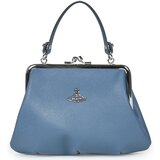 Vivienne Westwood Ročne torbice GRANNY FRAME PURSE Modra Cene