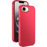 AVIZAR Ovitek za iPhone 16e, mat zaključek s kovinskim obročem za kamero, Rdeča, (5000189589) | Shoptok.si