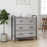  Ormar s ladicama Siva Sonoma 70 x 39,5 x 71 cm Cijene