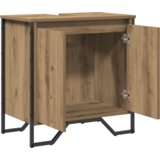 vidaXL kupaonski ormarić za umivaonik umjetnički hrast 60x35x50 cm konstruirano drvo | shoptok.hr