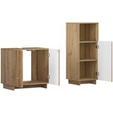  Set ormarića za kupaonicu 2 kom. Hrast artisan Prerađeno drvo | shoptok.hr