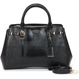 Guess Ročne torbice LEONA MULTI COMP SATCHEL Črna | Shoptok.si