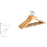 Wenko set s 8 drvenih vješalica za odjeću shaped hanger eco | shoptok.hr
