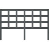  Uzglavlje za krevet sivo 156 x 4 x 100 cm od masivne borovine | shoptok.hr