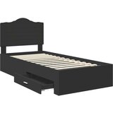  Okvir za krevet Crna 75 x 190 cm Konstruirano drvo | shoptok.hr