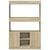  Visoka komoda hrasta sonome 92x33x140 cm od konstruiranog drva | shoptok.hr