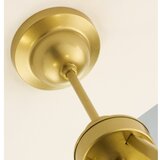 Jupiter 2114 - Luster na šipci KASZMIR 5xE27/15W/230V plava/zlatna | Eponuda.com