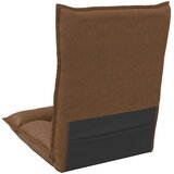 Podesivi podni naslonjač Smeđa Tkanina | shoptok.hr