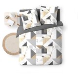 Douceur d intérieur Bela/siva podaljšana posteljnina za zakonsko posteljo iz mikrovlaken 240x220 cm Trigone – | Shoptok.si