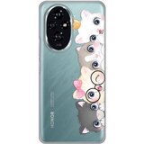 torbica Silikonska Print Skin za Honor 200 Cats