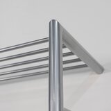 Spinder Design Kovinski stenski obešalnik v srebrni barvi s polico Smooth – | Shoptok.si