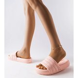Gemre Dorene pink quilted sandals | shoptok.hr