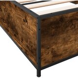  Okvir za krevet boja hrasta 120x200cm konstruirano drvo i metal | Eponuda.com