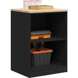 vidaXL Garažni ormar za odlaganje crni 60x51x85 cm masivne borovine Cijene