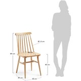 Kave Home Komplet 2 rjavih stolov La Forma Kristie | Shoptok.si
