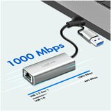 Logilink Mrežni adapter USB-C/A => LAN RJ45 10/100/1000 (UA0238B), (22097720) | Shoptok.si
