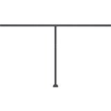  Samostojeća tenda na ručno uvlačenje 450 x 300 cm žuto-bijela | shoptok.hr