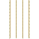  Zidni stalak za vino za 24 boce 2 kom zlatni željezni | shoptok.hr