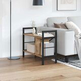 vidaXL Knjižna polica Umetni hrast 75 x 30 x 58,5 cm Konstruiran les | Shoptok.si