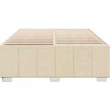  Okvir za krevet bez madraca krem 160x200 cm od tkanine | shoptok.hr