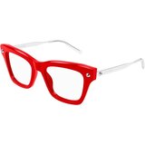 Alexander Mcqueen AM0484O 007 ONE SIZE (52) Rdeča/Kristalna Cene