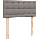  Krevet s oprugama i madracem smeđesivi 90x190 cm od tkanine | shoptok.hr