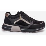 Boto Women's Sports Shoes With Zipper On Platform Black Larys | Shoptok.si