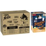  120x 85g Jumbo pak. Felix + 24x 40g Sauce Time okus piletine i puretine gratis! - „So gut wie es aussieht” žele: mješov. pak. s mesom I (govedina, piletina, pačetina, janjetina Cijene