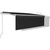  Automatska tenda na uvlačenje s roletom 4,5 x 3 m antracit | shoptok.hr