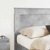  Uzglavlje s uzglavljem Betonski sivi 135 cm Konstruirano drvo | shoptok.hr