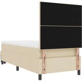  Vzmetna postelja z vzmetnico in klopjo kremna 90x190 cm, (22083346) | Shoptok.si
