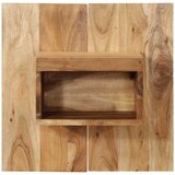  Noćni ormarić 50x27x50 cm puno drvo bagrem | shoptok.hr