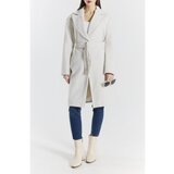 Fenzy Eleganten Plašč Z Gumbi, Bež | Shoptok.si