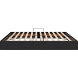  Otoman krevet s pohranom Crna 200 x 200 cm tkanina - Crna 200 x 200 cm | shoptok.hr