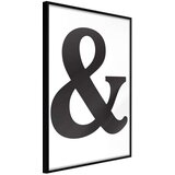  Poster - Ampersand (Black) 30x45 | shoptok.hr