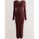 Next Pletena haljina burgund | shoptok.hr