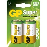 Gp Alkalna baterija SUPER, R20-D, 1,5 V (2 kosa) | Shoptok.si
