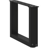  Noge za klub stolić U-oblik 2 kom Crne 30 x (30-31) cm Čelik | shoptok.hr