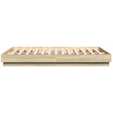  Okvir za krevet boja hrasta 160x200 cm od konstruiranog drva | shoptok.hr