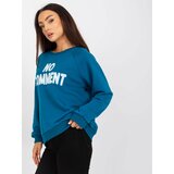 RUE PARIS Sweatshirt-RV-BL-8076.13-sea | Shoptok.si