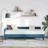  Kutni krevetni okvir s madracem Ostalo 2 pcs Plava Baršun | Eponuda.com