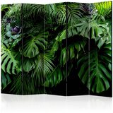 Artgeist PARAVAN 225/172/3 cm zelena, črna, svetlo modra | Shoptok.si
