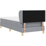  s opruga kutije Svjetlosiva 90 x 190 cm tkanina | shoptok.hr