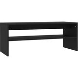  Stolić za kavu crni 100 x 40 x 40 cm od konstruiranog drva | Eponuda.ba
