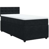 vidaXL Box spring krevet s madracem crni 90x200 cm baršunasti | shoptok.hr