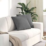 vidaXL jastučići za sofu 2 pcs tamno siva 45 x 45 cm tkanina | shoptok.hr