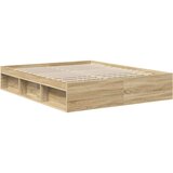  Konstrukcija postelje Sonoma 160 x 200 cm Masivno borovo les, (5000104094) | Shoptok.si