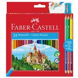 Faber-Castell Bojice Faber-Castell &scaron;esterokutne / set od 24 boje (bojice za crtanje) cijene