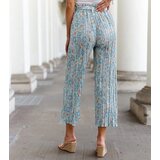 UR/CEO Green pleated floral pants Macognano | Shoptok.si