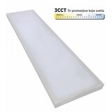 Mitea Lighting led panel beli 36-40-48W 9u1 3CCT 3000/4000/6500K ram nadgradni 1200x300 backside light ~4320lm M203427-N-B1 Cene